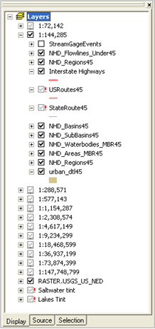 A multi-scale base map for hydrology